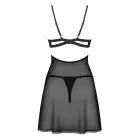 OBS Babydoll komplekts ar stringiem – melns – M/L Foto 5