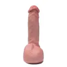 Elastīgs hiperreālistisks dildo – 21 cm (8.3″) – Miesas krāsa — Foto 3