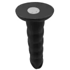 Playhouse Spiral Tease realistic vibrating dong with remote – silicone – XL – black — Photo 5