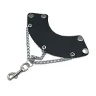 Rimba Leather Parachute – leather ball parachute with chains and hook – black — Photo 2