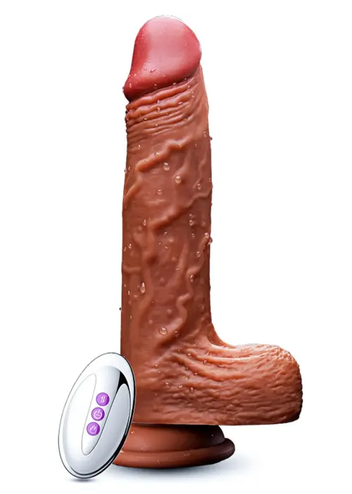 Realistic Thrusting Vibrator – 21 cm