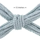 Polyester Bondage Rope - 32.8 ft / 10 m - Powder Blue Foto 2