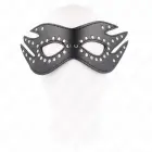 KINK Leatherette Mask with Rivets Model 3 – Elegant Black 26x9.5 cm — Photo 2
