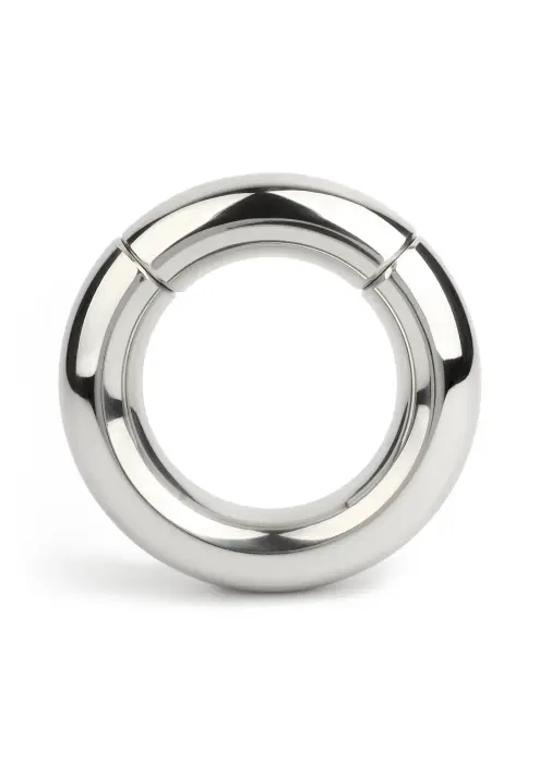 Mr. Steel Click Klak DoNut Cock Ring – 4.5 cm – Silver