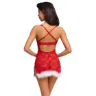 Cottelli LINGERIE X-Mas сорочка – L/XL – красный — Фото 5