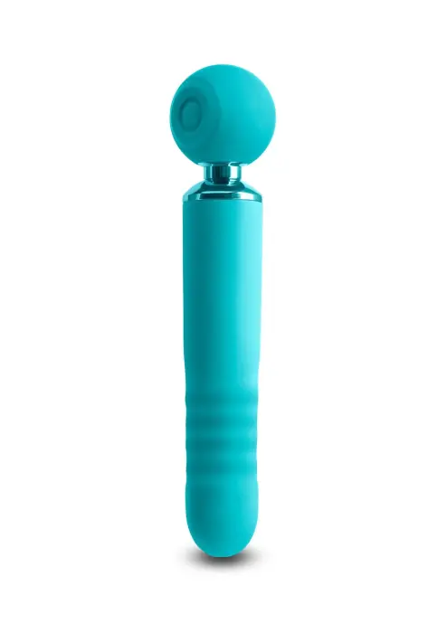 Revel Fae vibrators ar kustību, gaisa pulsa un vibrācijas režīmiem – 18 cm (7″) – zils Foto 5