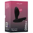We-Vibe Ditto+ – app-controlled vibrating silicone plug – satin black — Photo 1