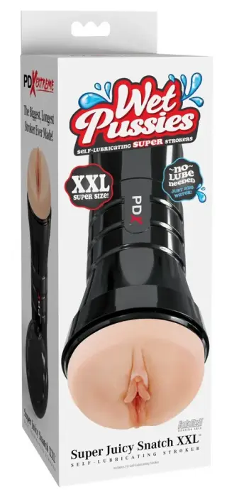 PDXE Super Juicy XXL vagīnas masturbators – miesas krāsa