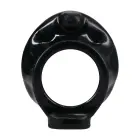 Offer It – silicone cock and ball support ring – black – 9.5 cm — Photo 4