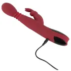 Triušio vibratorius – 26.5 cm (10.4″) – raudonas — Nuotrauka 6