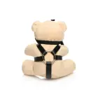 Bondage Bear BDSM teddy keychain – light peach — Photo 3