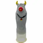 CONDOMERIE hand-painted decorative condom – Grey Bull – XL — Photo 2