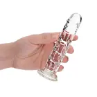 Caurspīdīgs reālistisks dildo ar piesūcekni – 15.5 cm (6″) — Foto 6