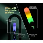 Paradise Pleasure Products Illumination The Bullet – RGB LED, 9 режимов – белая — Фото 4