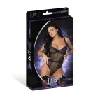 Magic Silk Phoenix Diamond Mesh Bodysuit with Chains & Garters – Black – L/XL — Photo 3