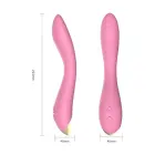Flamingo G-punkta vibrators un klitora stimulators – 22.2 cm (8.7″) – gaiši rozā — Foto 7