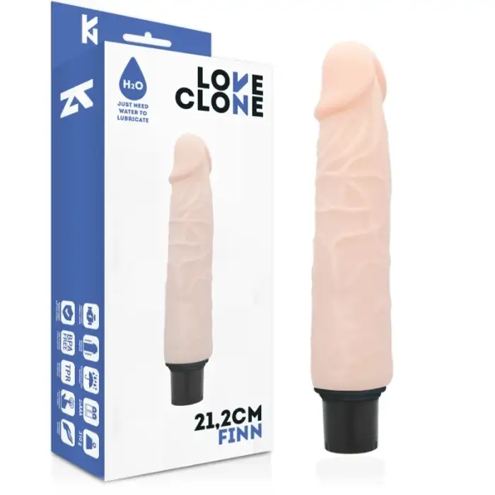 LoveClone Finn вибратор – 21.2 см (8.3″) – телесный