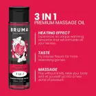 BRUMA Premium массажное масло 3-in-1 клубничное с согревающим эффектом – 100 мл — Фото 4