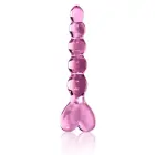 Icicles No. 43 Klaasist Dildo – 20 cm (8″) – Roosa — Foto 2
