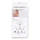 Sportsheets Saffron Adjustable Collar with Chain and Clamps – Red/Black — Photo 7