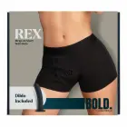 BOLD. REX Strap-On Shorts – страпон-шорты с силиконовой насадкой – чёрный – размер XXL — Фото 1