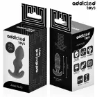 Addicted Toys silikoninis analinis kištukas S 10.3 cm – rutulio formos – juodas — Nuotrauka 7