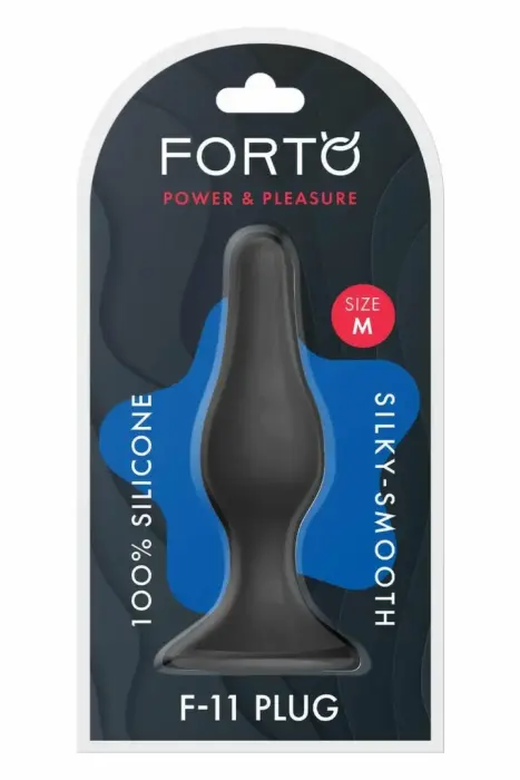 FORTO F-11 Lungo dildo – M – Juodas