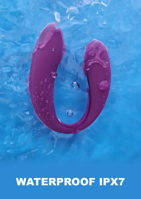 Bound Love pāru vibrators – violets Foto 20