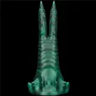 Savage Charm Double-Claw vibruojantis dildo – 19 cm (7.5″) – Spalvotas — Nuotrauka 11