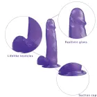 LoveToy Jelly Studs Crystal Dildo – purple – large – suction cup – 8" / 20.3 cm — Photo 5