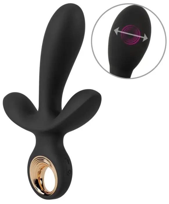 You2Toys Eternal piepūšams trīskāršs vibrators – 18.9 cm (7.4″) – rozā Foto 2