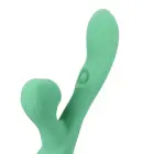 Gaisa pulsa un mēles stimulācijas truša vibrators – zils — Foto 7