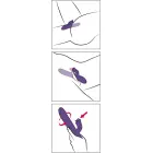 Sweet Smile вращающийся кролик-вибратор с функцией толчков – 24.7 cm (9.7″) – розовый — Фото 12