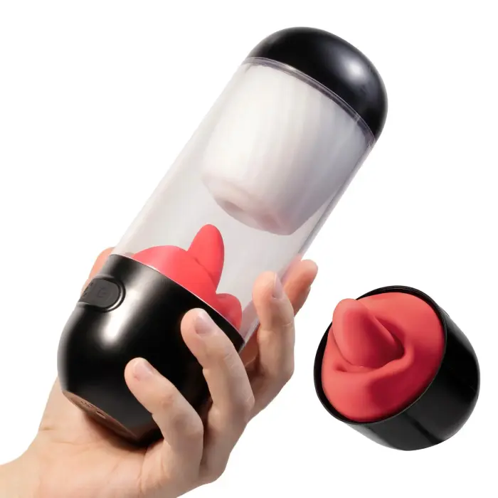 CRUSHIOUS Slurpy 2-in-1 Detachable Masturbator – 22 cm