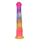 Kiotos Monstar Beast 72 tamsoje šviečiantis dildo – 30 cm (11.5″) – Daugiaspalvis — Nuotrauka 1