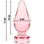 Ibiza Nebula Series Model 4 stiklinis analinis kištukas – 11 cm – Rožinis — Nuotrauka 3