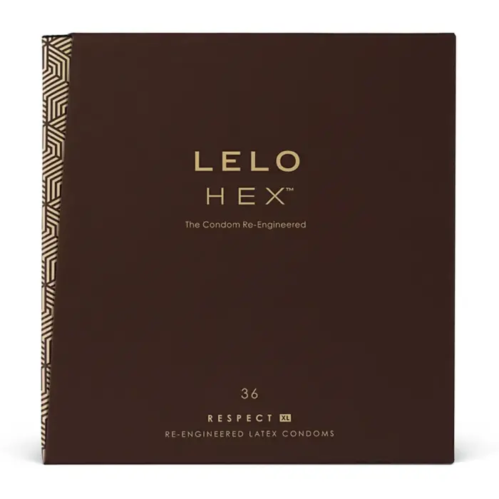 LELO HEX Respect XL Large-Size Condoms – 36 pcs.