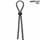 Addicted Toys Silicone Adjustable Ring – Single Loop – 19.5 cm – Black — Photo 6