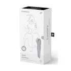 Augstās modes gaisa pulsa stimulators un vibrators – sudrabs — Foto 1