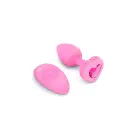 B-Vibe vibrējošs sirds formas anālais spraudnis – S – Rozā — Foto 4