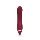 Lokāms bezlencu strapon vibrators – 18 cm (7″) – sarkans — Foto 4