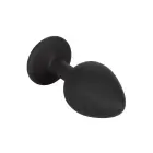 Silicone Anal Plug Kit with Gemstones – 3-Piece Set – Black — Photo 10