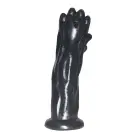 Ķepas dildo – 18-20 cm – Melns — Foto 2