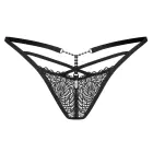 Obsessive Iliosa stringai – juodi – 2XL/3XL — Nuotrauka 5