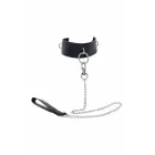 SPORTSHEETS EDGE Collar & Leash Set – padded black faux leather – adjustable to 60.9 cm — Photo 2