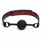 Fifty Shades of Grey Sweet Anticipation Adjustable Silicone Ball Gag – Black/Red — Photo 1
