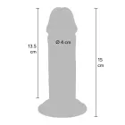 TOYJOY Get Real Deluxe paks dildo – 15 cm (6″) – nahavärv — Foto 4