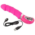 Sweet Smile sildošais vibrators – 23 cm (9″) – rozā Foto 8