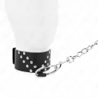 KINK reguleeritav kaelarihm V-neediga – must nahk, 36–43 cm, 5 cm lai — Foto 5