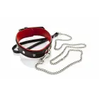 WHIPS Studded Leather Collar with Leash – Black — Photo 3